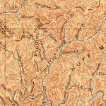 United States Geological Survey Oceana, WV-VA-KY (1898, 125000-Scale) digital map