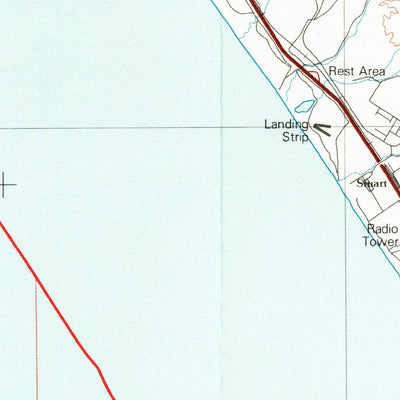 United States Geological Survey Oceanside, CA (1982, 100000-Scale) digital map