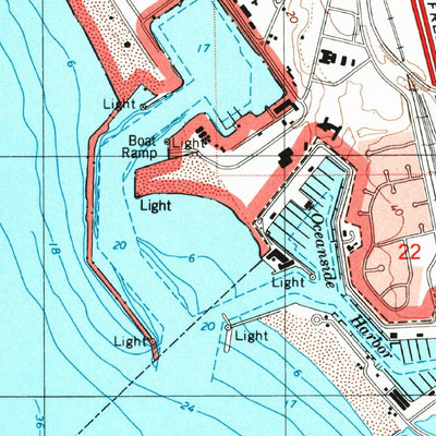 United States Geological Survey Oceanside, CA (1997, 24000-Scale) digital map