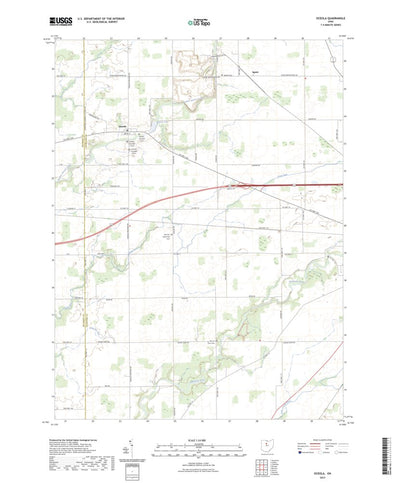 United States Geological Survey Oceola, OH (2023, 24000-Scale) digital map