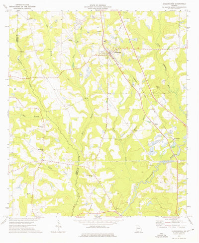 United States Geological Survey Ochlocknee, GA (1974, 24000-Scale) digital map