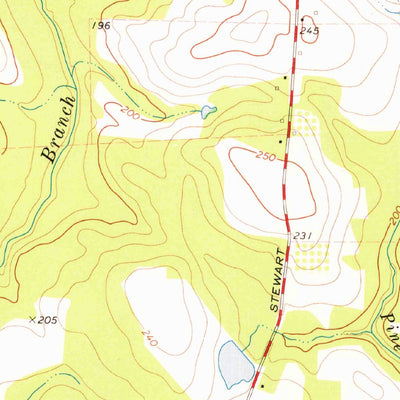 Ochlocknee, GA (1974, 24000-Scale) Map by United States Geological ...