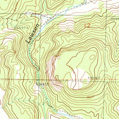 United States Geological Survey Ochoco Reservoir, OR (1990, 24000-Scale) digital map