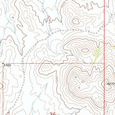 United States Geological Survey Ochre Mountain, UT (1973, 24000-Scale) digital map