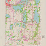 United States Geological Survey Oconomowoc East, WI (1959, 24000-Scale) digital map