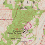United States Geological Survey Oconomowoc East, WI (1959, 24000-Scale) digital map