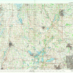 United States Geological Survey Oconomowoc, WI (1991, 100000-Scale) digital map