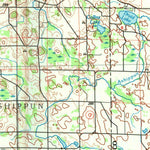 United States Geological Survey Oconomowoc, WI (1991, 100000-Scale) digital map