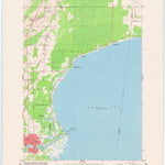 United States Geological Survey Oconto East, WI (1974, 24000-Scale) digital map