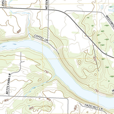 United States Geological Survey Oconto Falls North, WI (2022, 24000-Scale) digital map
