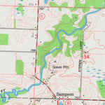 United States Geological Survey Oconto Falls South, WI (1974, 24000-Scale) digital map