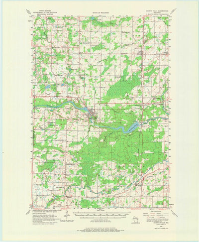 United States Geological Survey Oconto Falls, WI (1956, 62500-Scale) digital map