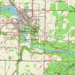 United States Geological Survey Oconto Falls, WI (1956, 62500-Scale) digital map