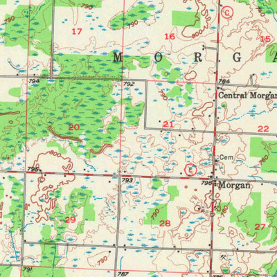 United States Geological Survey Oconto Falls, WI (1956, 62500-Scale) digital map