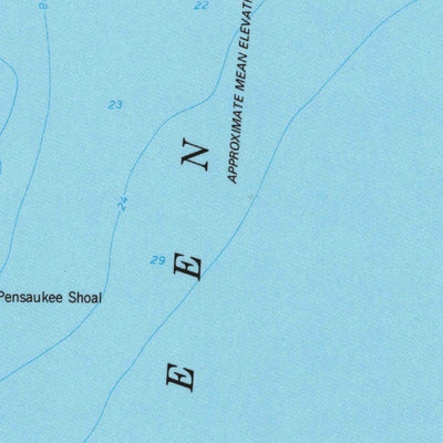 United States Geological Survey Oconto SE, WI (1974, 24000-Scale) digital map