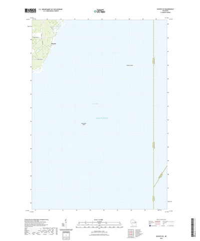 United States Geological Survey Oconto SE, WI (2022, 24000-Scale) digital map