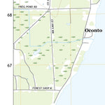 United States Geological Survey Oconto SE, WI (2022, 24000-Scale) digital map