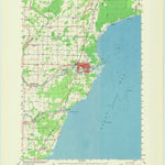 United States Geological Survey Oconto, WI (1956, 62500-Scale) digital map