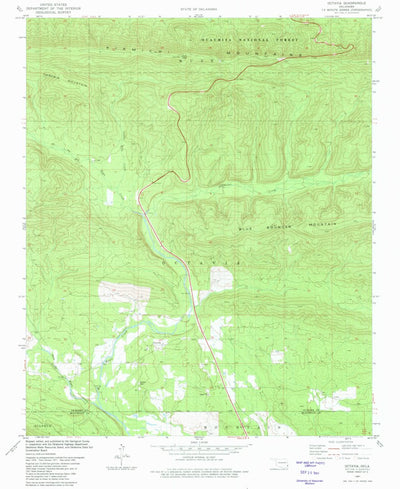 United States Geological Survey Octavia, OK (1981, 24000-Scale) digital map