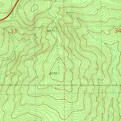 United States Geological Survey Octavia, OK (1981, 24000-Scale) digital map