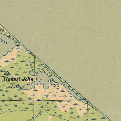 United States Geological Survey Odanah, WI (1945, 48000-Scale) digital map