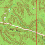 United States Geological Survey Odanah, WI (1964, 24000-Scale) digital map