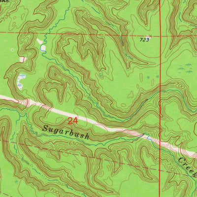 United States Geological Survey Odanah, WI (1964, 24000-Scale) digital map