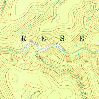United States Geological Survey Odart Mountain, AZ (1978, 24000-Scale) digital map