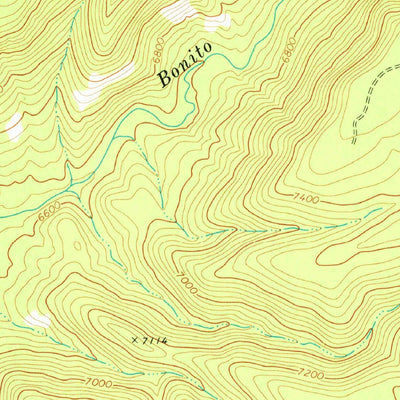 United States Geological Survey Odart Mountain, AZ (1978, 24000-Scale) digital map