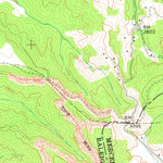 United States Geological Survey Odd, WV (1968, 24000-Scale) digital map