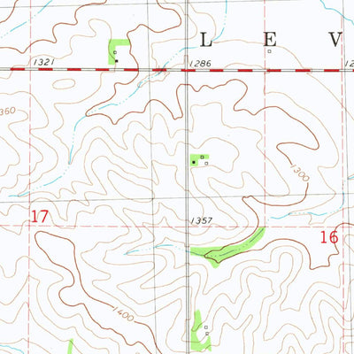 United States Geological Survey Odebolt East, IA (1980, 24000-Scale) digital map