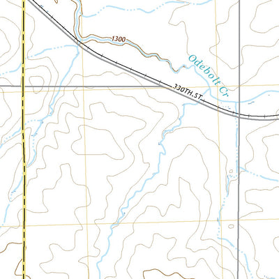 United States Geological Survey Odebolt West, IA (2022, 24000-Scale) digital map