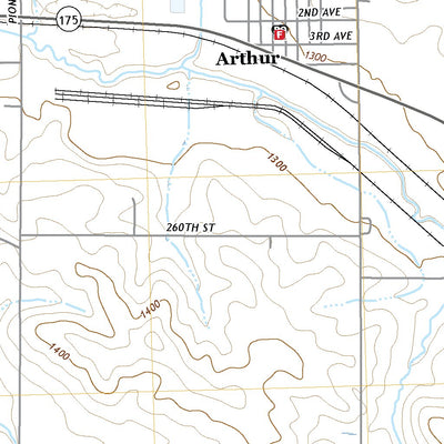 United States Geological Survey Odebolt West, IA (2022, 24000-Scale) digital map