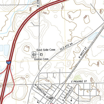 United States Geological Survey Odell, IL (2021, 24000-Scale) digital map