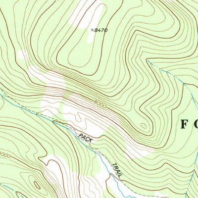 United States Geological Survey Odell Lake, MT (1978, 24000-Scale) digital map