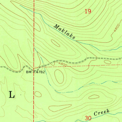 United States Geological Survey Odell Lake, OR (1963, 24000-Scale) digital map