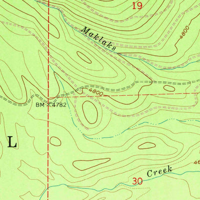 United States Geological Survey Odell Lake, OR (1967, 24000-Scale) digital map