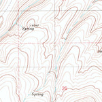 United States Geological Survey Odell Mountain, NV-OR (1980, 24000-Scale) digital map