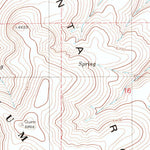 United States Geological Survey Odell Mountain, NV-OR (1980, 24000-Scale) digital map