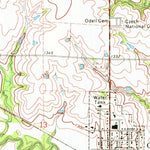 United States Geological Survey Odell, NE-KS (1970, 24000-Scale) digital map