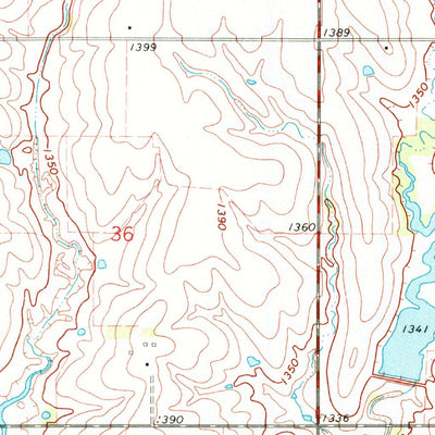 United States Geological Survey Odell NE, NE (1970, 24000-Scale) digital map