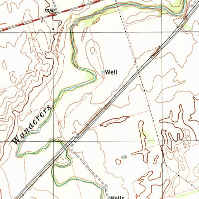 United States Geological Survey Odell, TX-OK (1985, 24000-Scale) digital map