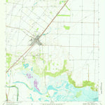 United States Geological Survey Odem, TX (1969, 24000-Scale) digital map