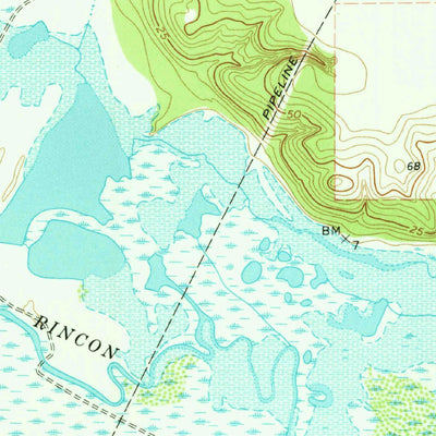 United States Geological Survey Odem, TX (1969, 24000-Scale) digital map