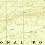 United States Geological Survey Oden, AR (1985, 24000-Scale) digital map