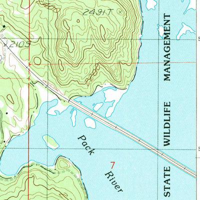 United States Geological Survey Oden Bay, ID (1989, 24000-Scale) digital map