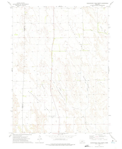 United States Geological Survey Odencranze Table North, NE (1972, 24000-Scale) digital map
