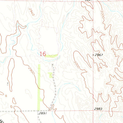 United States Geological Survey Odencranze Table North, NE (1972, 24000-Scale) digital map