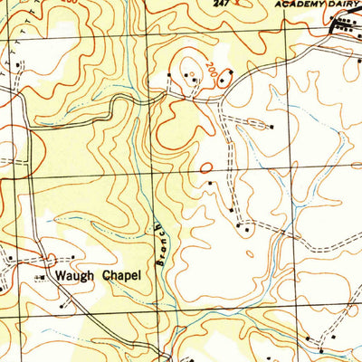 United States Geological Survey Odenton, MD (1944, 31680-Scale) digital map