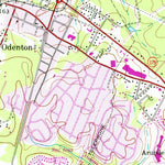 United States Geological Survey Odenton, MD (1957, 24000-Scale) digital map